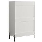 Modern 30 5-Drawer Chest with Metal Handles