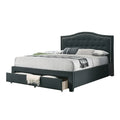 Fully Upholstered California King Bed with1 Underbed Drawer