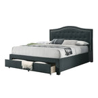 Fully Upholstered California King Bed with1 Underbed Drawer