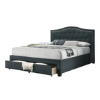 Fully Upholstered California King Bed with1 Underbed Drawer