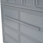 Queen Size Murphy Bed Wall Bed with Top Cabinets