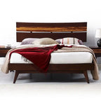 Sarah California King Platform Bed, Golden