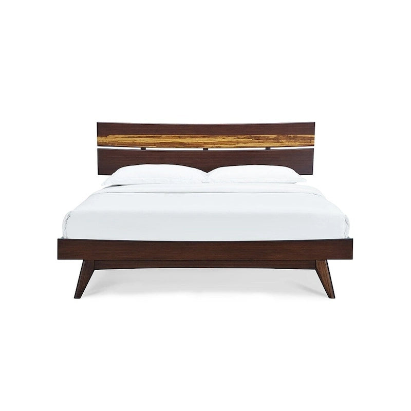 Sarah California King Platform Bed, Golden