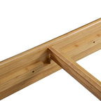 Sarah California King Platform Bed, Golden