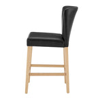 Albie KD Faux Leather Counter Stool