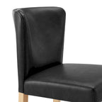 Albie KD Faux Leather Counter Stool