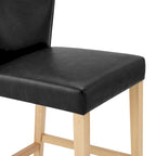 Albie KD Faux Leather Counter Stool