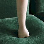 Modern Chenille Upholstery 3 Pieces Sofa Sets for Living Room Include Armchair, Loveseat,Three Seaters Couch And Ottoman