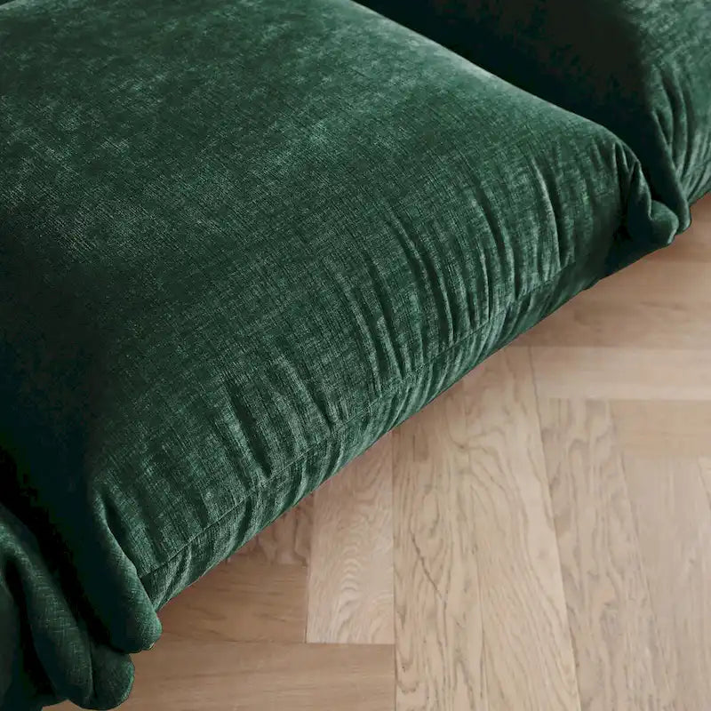 Modern Chenille Upholstery 3 Pieces Sofa Sets for Living Room Include Armchair, Loveseat,Three Seaters Couch And Ottoman