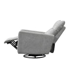 Olmas 33.5W Power Swivel Glider Recliner with USB Charger Set Of 2