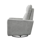 Olmas 33.5W Power Swivel Glider Recliner with USB Charger Set Of 2