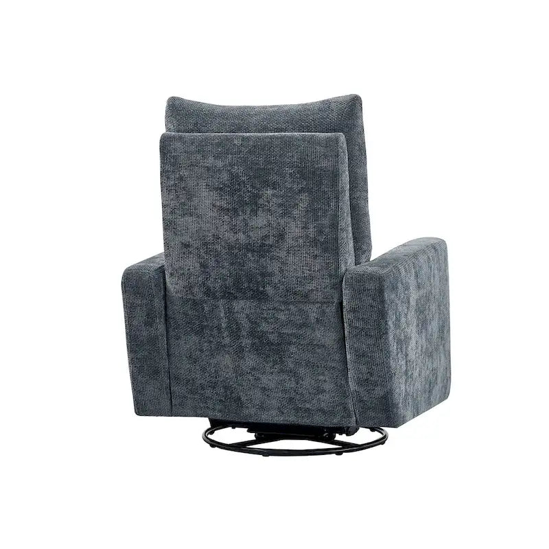 Olmas 33.5W Power Swivel Glider Recliner with USB Charger Set Of 2