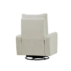 Olmas 33.5W Power Swivel Glider Recliner with USB Charger Set Of 2