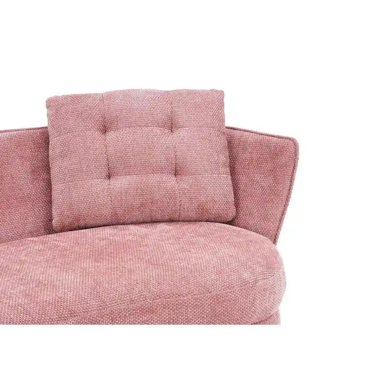 Upholstered Couch with Golden Metal Legs Club Loveseat Sofa for Living Reading Room ,Bedroom ,Apartment, Small Space Dorm