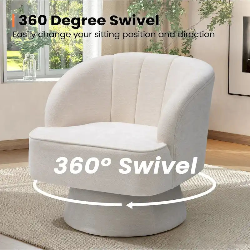 Pellebant Swivel Accent Chair Armchair Sofa for Living Room Bedroom