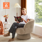 Pellebant Swivel Accent Chair Armchair Sofa for Living Room Bedroom