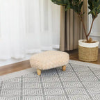 Adeco Foot Stool U Shape Ottoman for Living Room Bedroom