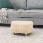 Adeco Foot Stool U Shape Ottoman for Living Room Bedroom