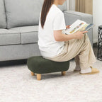 Adeco Foot Stool U Shape Ottoman for Living Room Bedroom