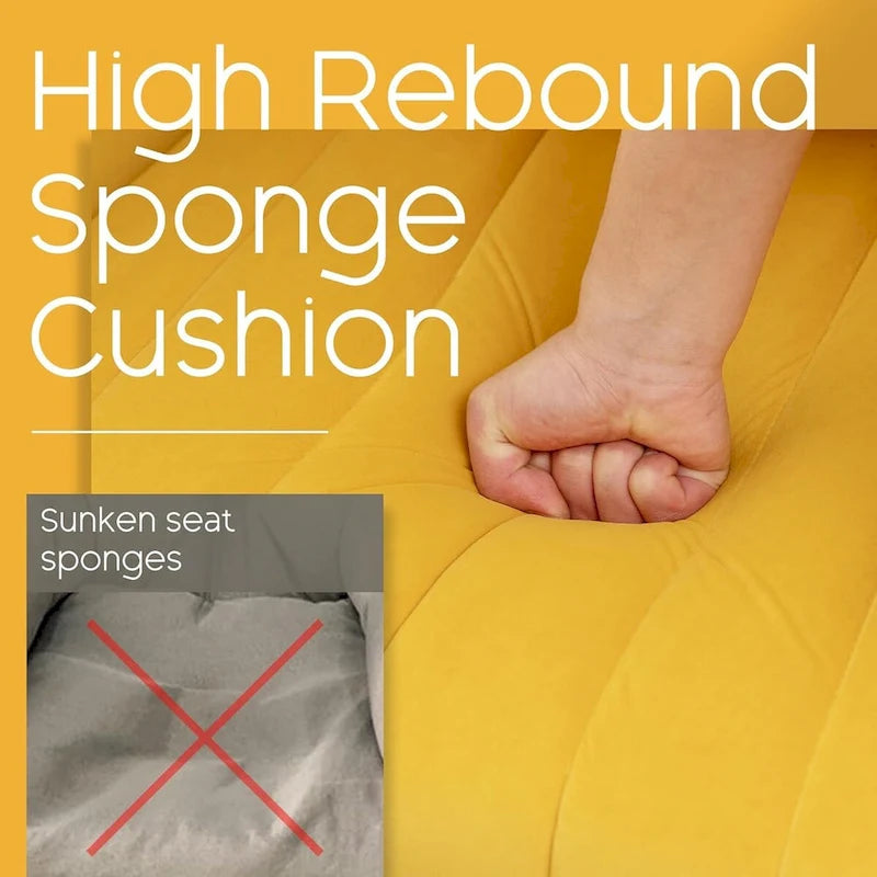 HOMYKA Accent Chair Upholstered Velvet Wingback Armchair Set of 2