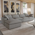 Cloud Modular Sectional Sofa,Down Filled Comfort Sofa Couch for Living Room