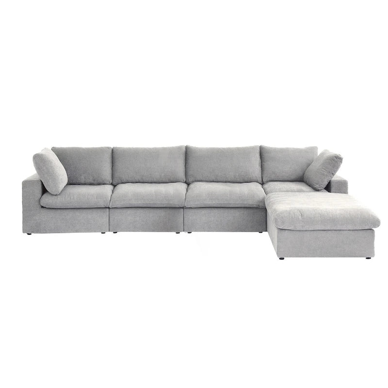 Cloud Modular Sectional Sofa,Down Filled Comfort Sofa Couch for Living Room