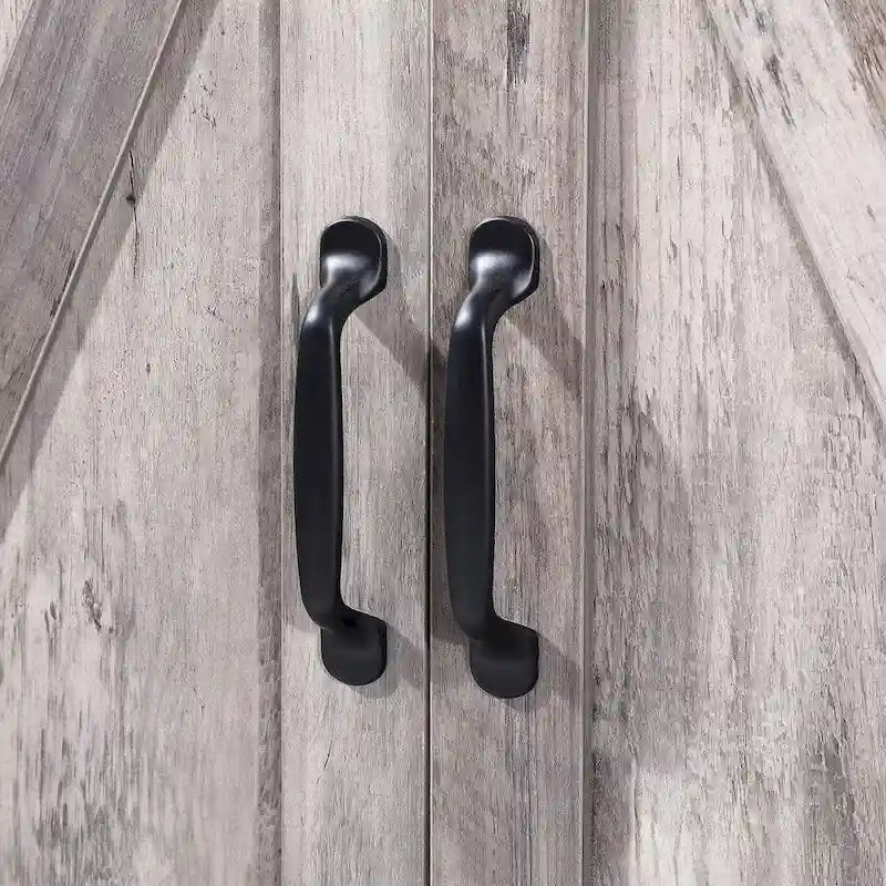 Ledel Farmhouse 2-Drawer Storage Cabinet 2-Door Accent Cabinet