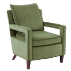 Velvet Accent Arm Chair