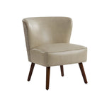 Alexander Mid-Century Modern Side Armchair with Solid Wood Legs by HULALA HOME