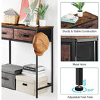 Small Console Table with 2 Drawers