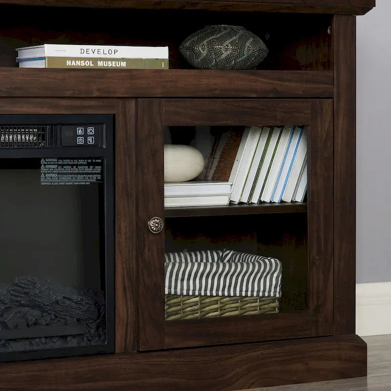 TV Stand With Insert 18 Fireplace