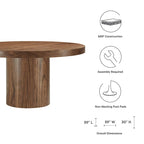 Gratify 60 Round Dining Table