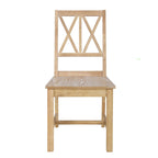 Extendable Dining Table Set Round Trestle Table and 4 Dining Chairs