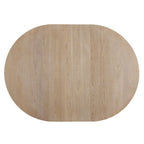 Extendable Dining Table Set Round Trestle Table and 4 Dining Chairs