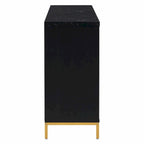 Contemporary Sideboard with Spacious Storage, Metal Handles