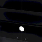 Contemporary Sideboard with Spacious Storage, Metal Handles