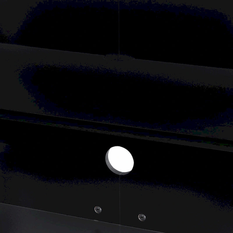 Contemporary Sideboard with Spacious Storage, Metal Handles