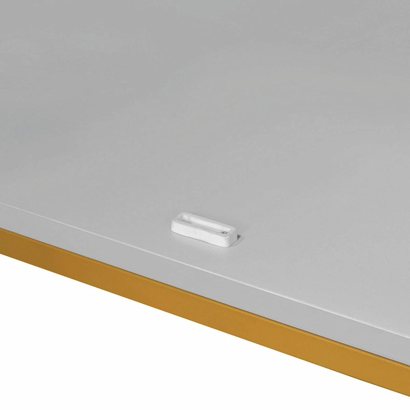 Contemporary Sideboard with Spacious Storage, Metal Handles