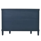 Wood Accent Storage Cabinet Sideboard with 4 Doors