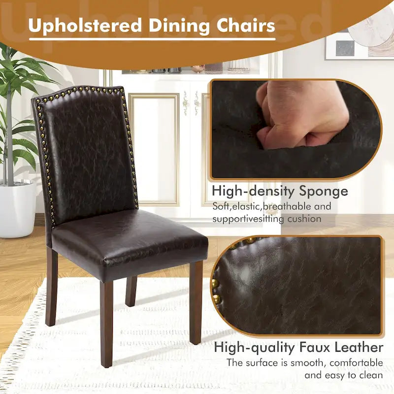 Dining Chairs Set Of 2, Mid-Century Modern Dinning Chairs, Living Room Bedroom Outdoor Lounge Chair, White Kitchen Accent Chairs