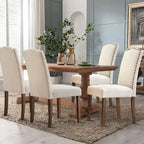 Dining Chairs Set Of 2, Mid-Century Modern Dinning Chairs, Living Room Bedroom Outdoor Lounge Chair, White Kitchen Accent Chairs