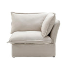 5-Seat Modern V Shape Sectional Couch for Living Room