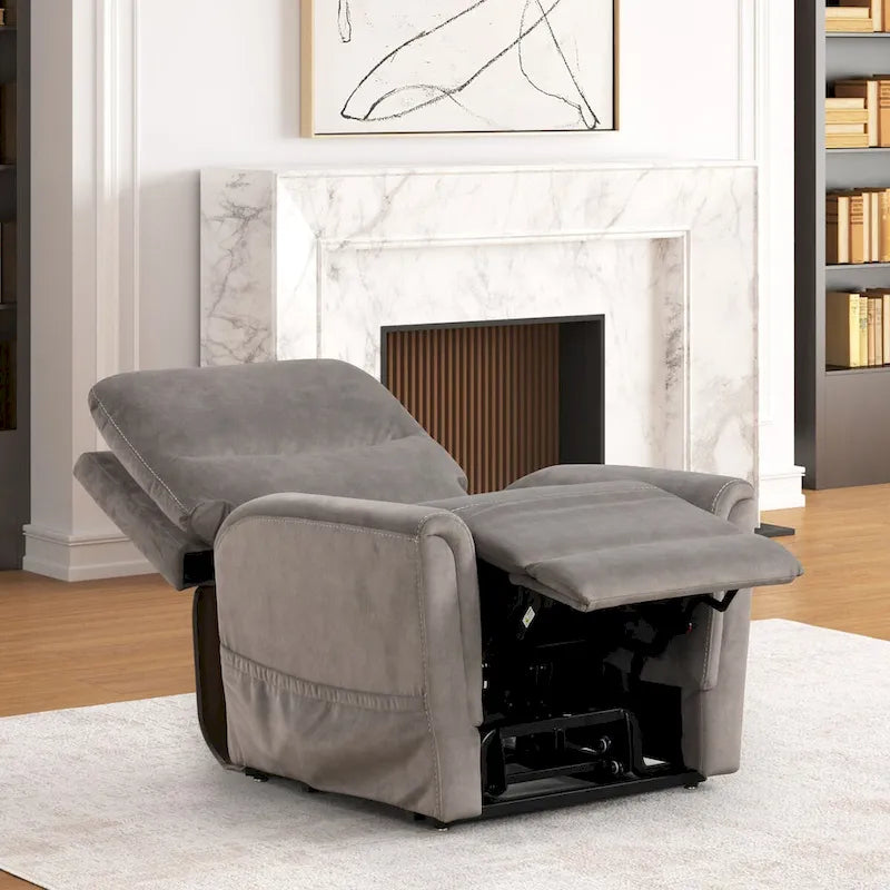 Furniture of America Mio Power Lift Assist Recliner with Massage, Heating and USB Port