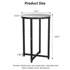Side Table Set of 2, Small Coffee Table Round End Table,Side Table Bedside Table for Living Room, Bedroom