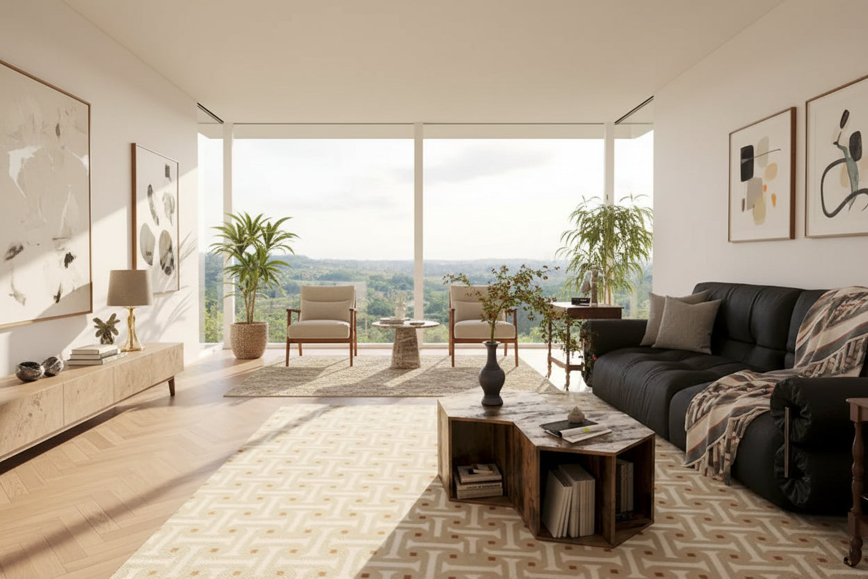 Hexagonal Coffee Table Side Table Nightstand