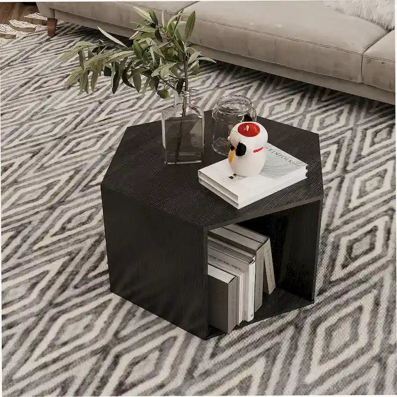 Hexagonal Coffee Table Side Table Nightstand