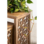 Kate and Laurel Karni Wooden Nesting Tables - 2 Piece