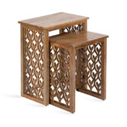 Kate and Laurel Karni Wooden Nesting Tables - 2 Piece