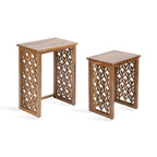 Kate and Laurel Karni Wooden Nesting Tables - 2 Piece