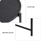 Small Coffee Tables 2-tier Modern Sofa Side Table with Wood Storage Shelf Living Room End Tables Nightstands